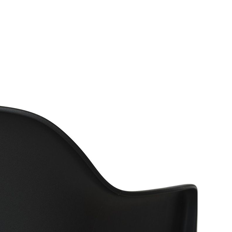 Silla Exterior Sunday con Brazos Negra-5