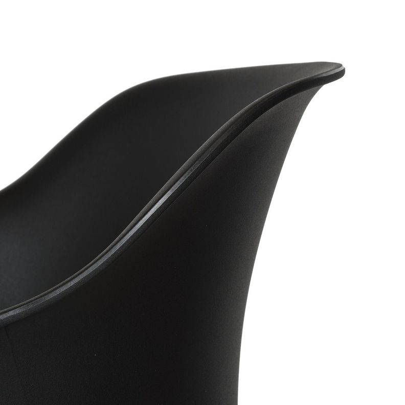 Silla Exterior Sunday con Brazos Negra-6