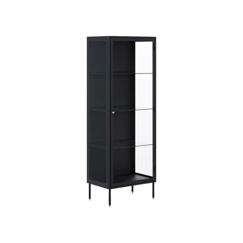 Vitrina Dawn Alta Single Vidrio Negro-1