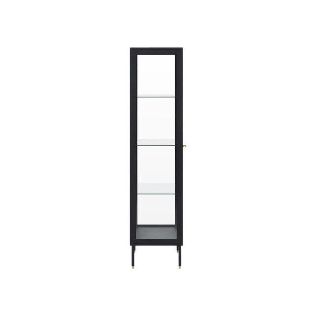 Vitrina Dawn Alta Single Vidrio Negro-2