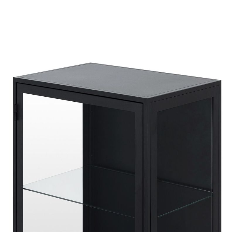 Vitrina Dawn Alta Single Vidrio Negro-3