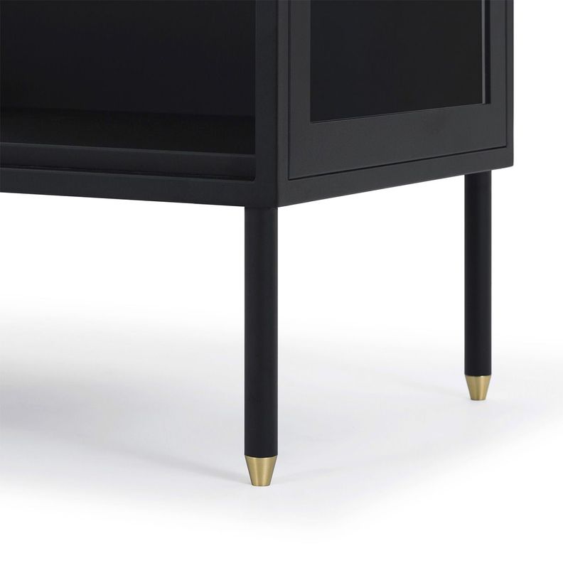 Vitrina Dawn Alta Single Vidrio Negro-7