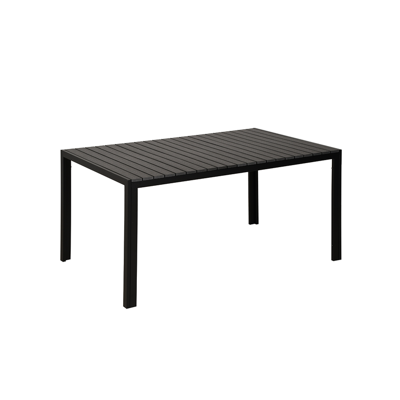 Mesa Exterior Happy Negra 150cm-1