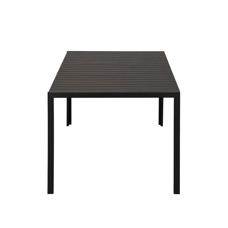 Mesa Exterior Happy Negra 150cm-2