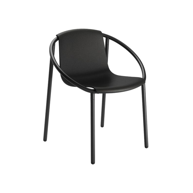 Silla Ring Metal Negro Mate-0
