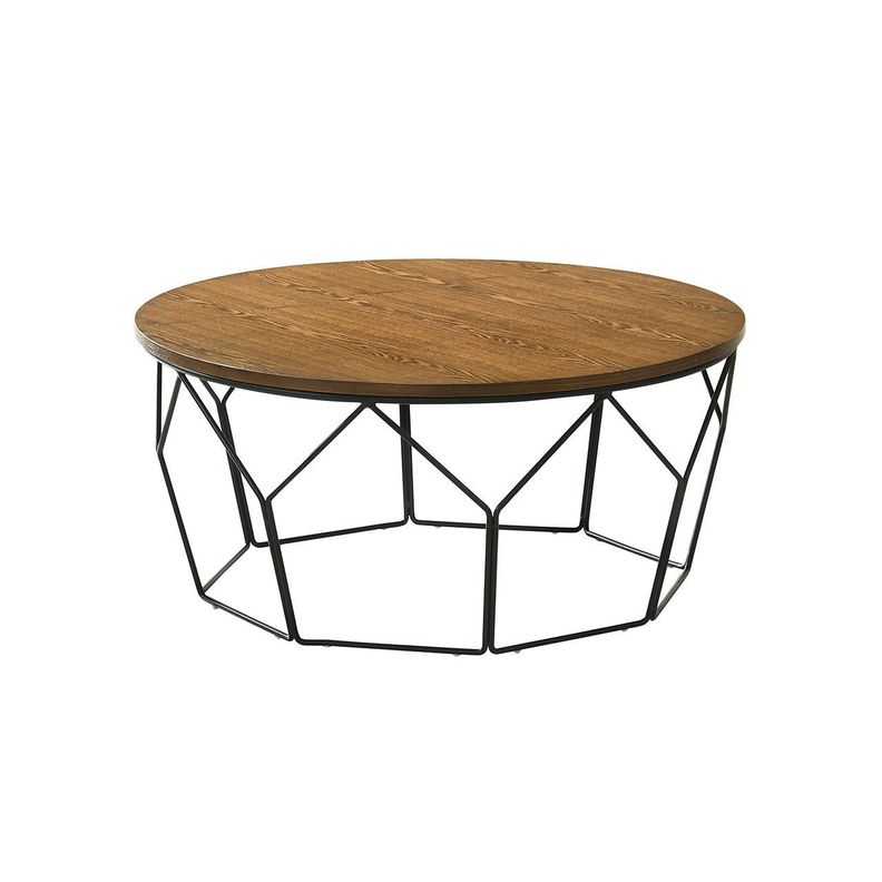 Mesa de Centro Griffin Negra Nogal-1