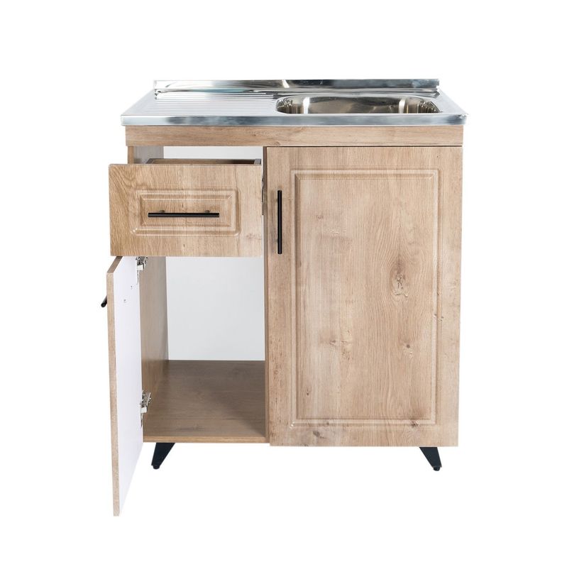 Kit Mueble Lavaplatos Domsa PVC80WI-1