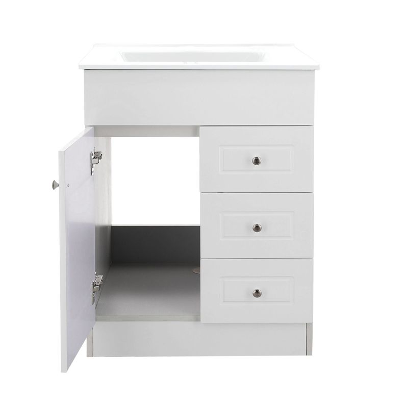 Kit Mueble Vanitorio Domsa Color Blanco B60-PHNB+P-60-1