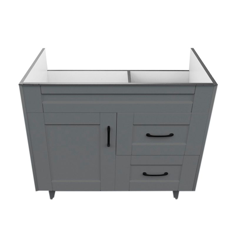 Mueble Vanitorio Domsa 80SK Gris (Sin Cubierta)-1