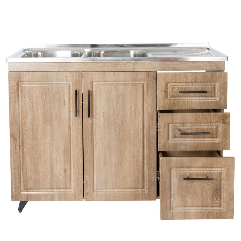 Kit Mueble Lavaplatos Domsa PVC120WD-1