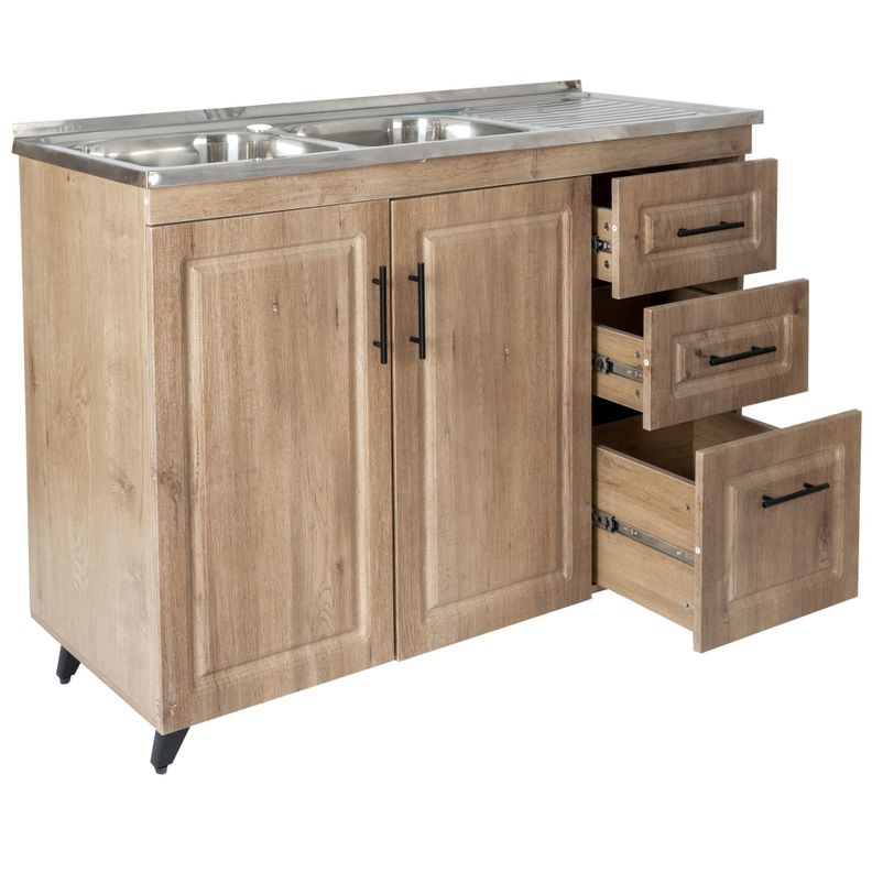 Kit Mueble Lavaplatos Domsa PVC120WD-3