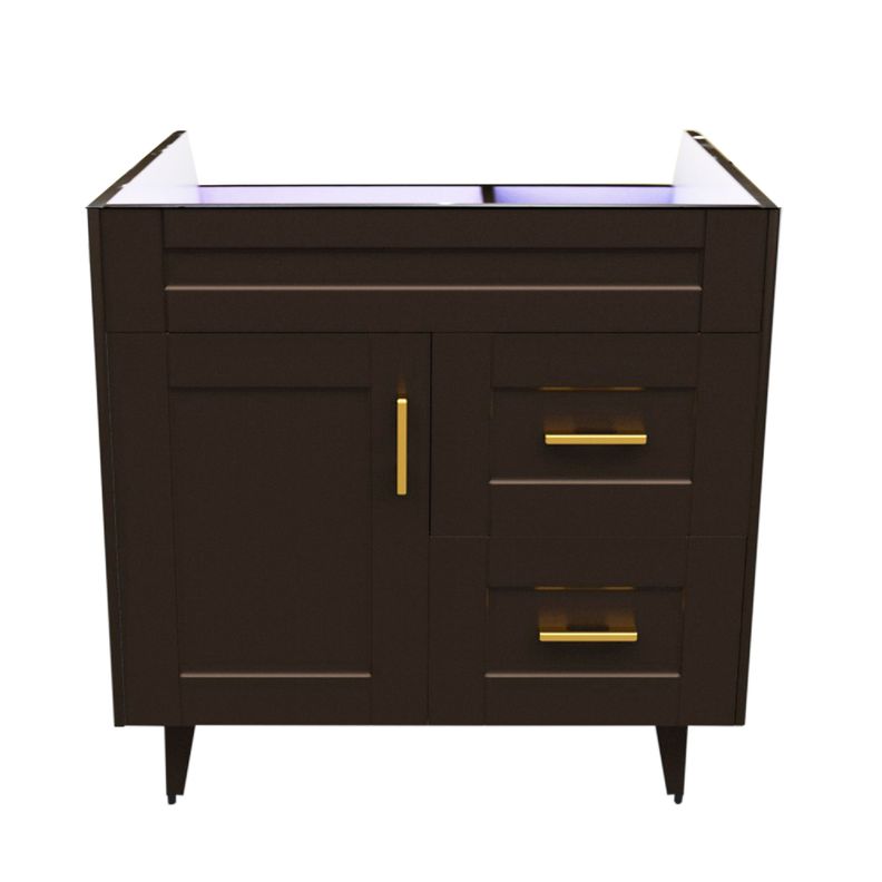 Mueble Vanitorio Domsa 80SK Café (Sin Cubierta)-0