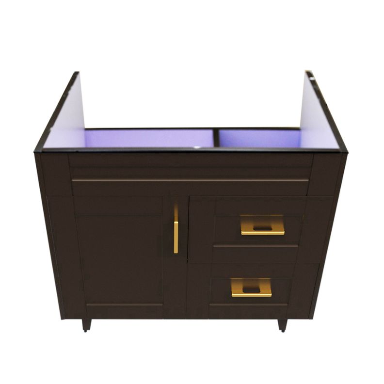 Mueble Vanitorio Domsa 80SK Café (Sin Cubierta)-1