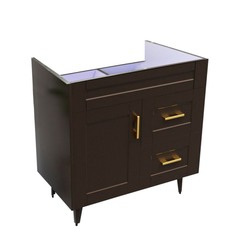 Mueble Vanitorio Domsa 80SK Café (Sin Cubierta)-2