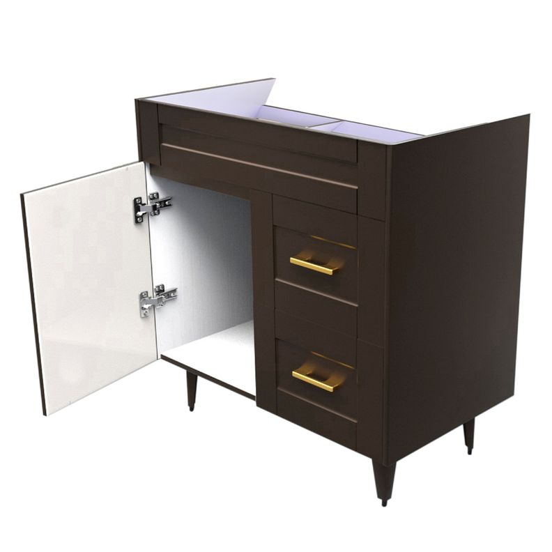 Mueble Vanitorio Domsa 80SK Café (Sin Cubierta)-3
