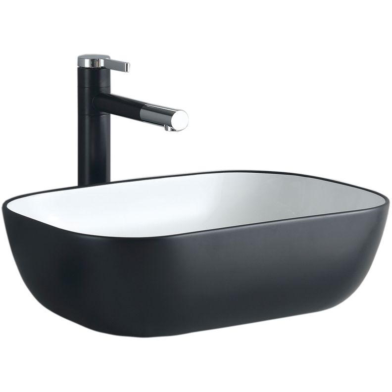 Lavamanos Sobreponer Domsa SLC895-BLACK OR WHITE-1