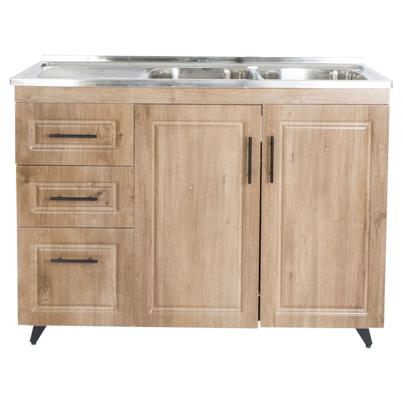 Kit Mueble Lavaplatos Domsa PVC120WI-0