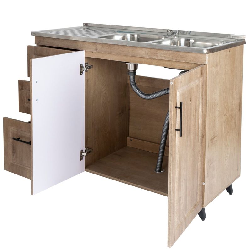 Kit Mueble Lavaplatos Domsa PVC120WI-4