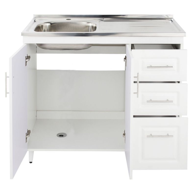 Kit Mueble Lavaplatos Domsa PVC-PD-100-2