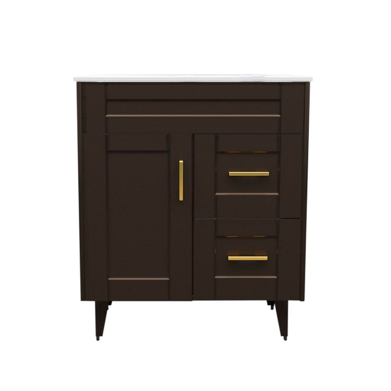 Kit Mueble Vanitorio Domsa Deluxe Café 70SK+P-70-0