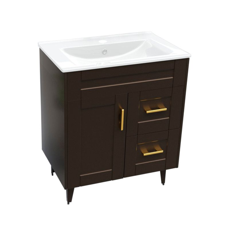 Kit Mueble Vanitorio Domsa Deluxe Café 70SK+P-70-2