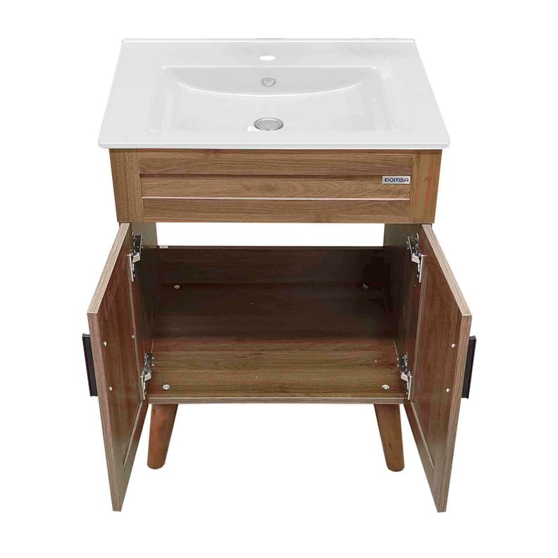 Kit Mueble Vanitorio Domsa Elegance Nogal BM6047+P-60-4