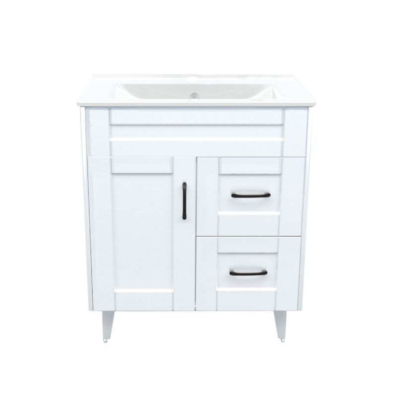 Kit Mueble Vanitorio Domsa Deluxe Blanco 70SK+P-70-0