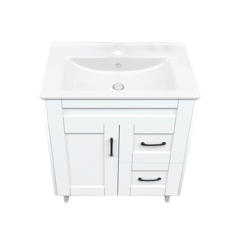 Kit Mueble Vanitorio Domsa Deluxe Blanco 70SK+P-70-1