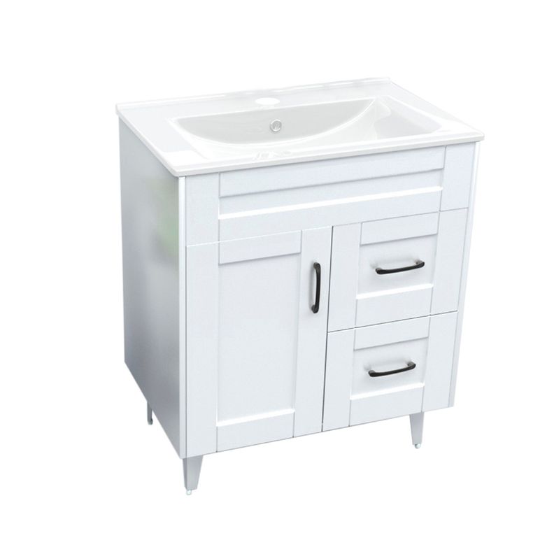 Kit Mueble Vanitorio Domsa Deluxe Blanco 70SK+P-70-2