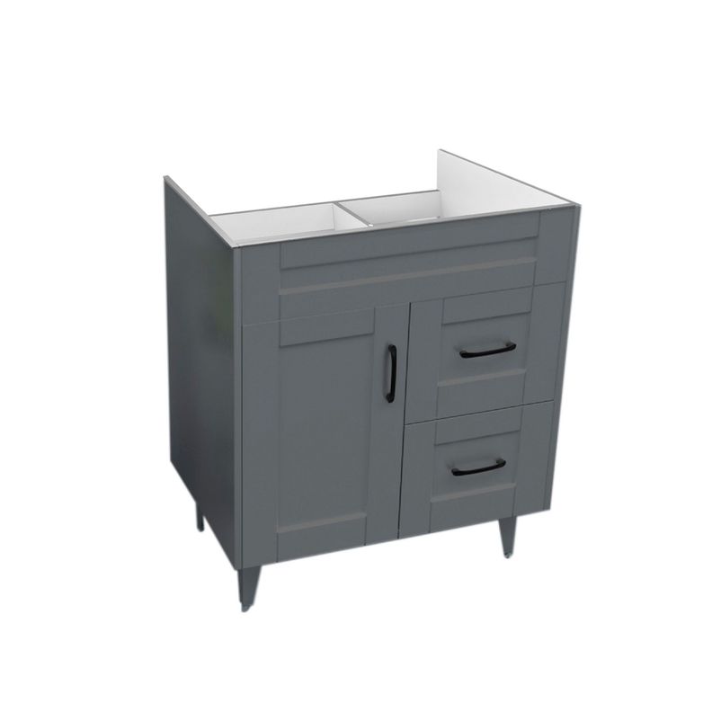Mueble Vanitorio Domsa 70SK Gris (Sin Cubierta)-2