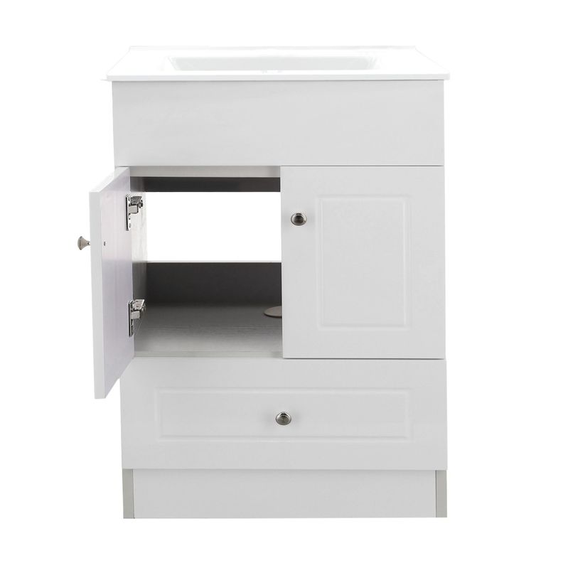 Kit Mueble Vanitorio Domsa Color Blanco B60-PHB+P-60-1