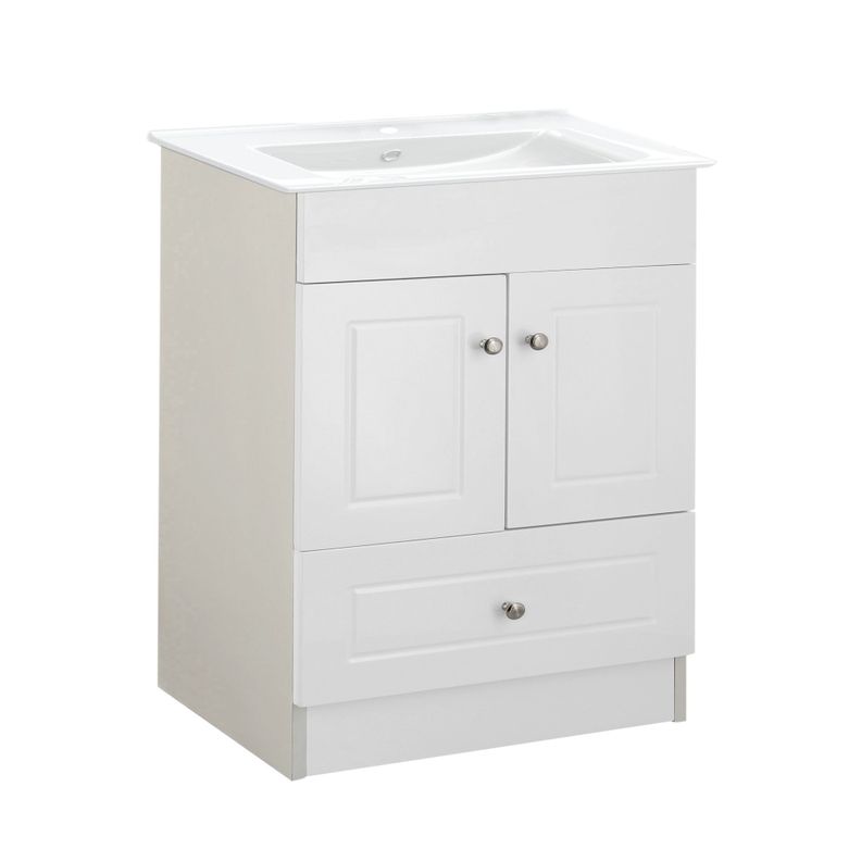 Kit Mueble Vanitorio Domsa Color Blanco B60-PHB+P-60-2