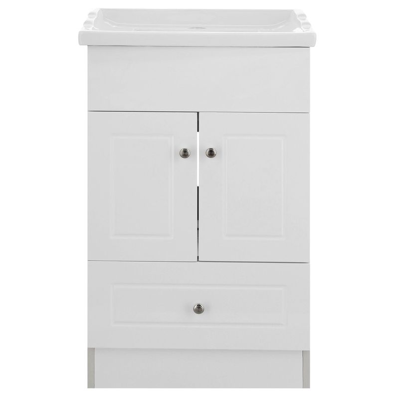 Kit Mueble Vanitorio Domsa Color Blanco B50-PH+F-50-0