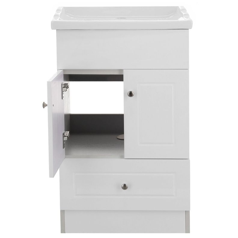 Kit Mueble Vanitorio Domsa Color Blanco B50-PH+F-50-1