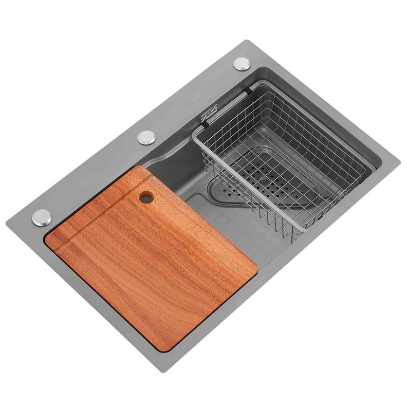 Lavaplatos Deluxe Domsa MDS6845A-GREY-CON/L-2