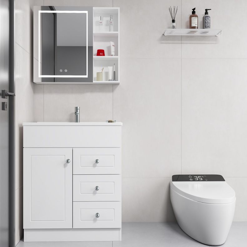 Mueble Botiquin Espejo LED Antiempañante Domsa MMR-70 Blanco - 68x80x14cm-3