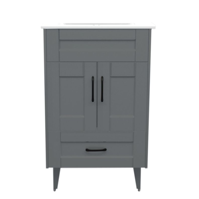 Mueble Vanitorio Domsa 50SK Gris (Sin Cubierta)-0