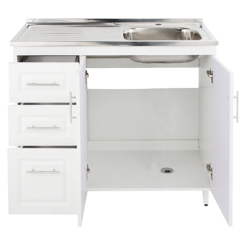 Kit Mueble Lavaplatos Domsa PVC-PI-100-2
