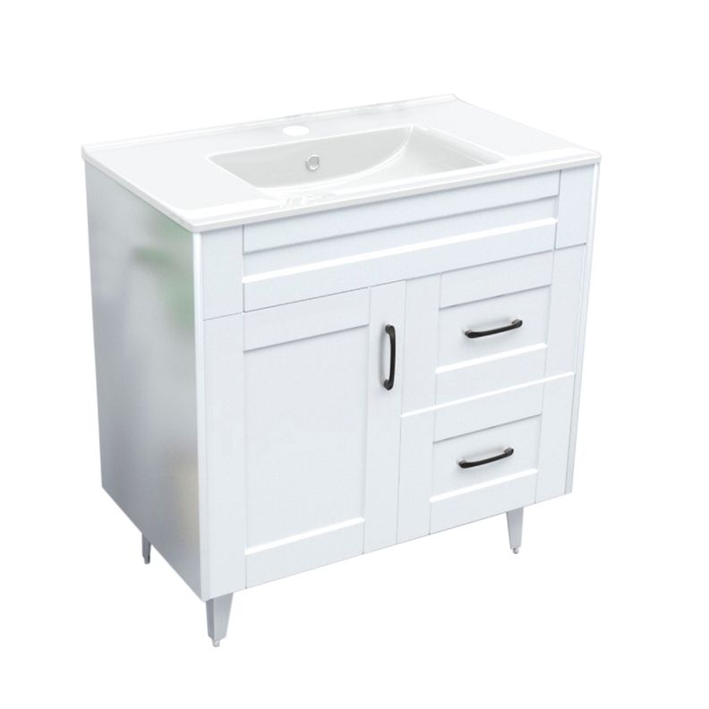 Kit Mueble Vanitorio Domsa Deluxe Blanco 80SK+P-80-2