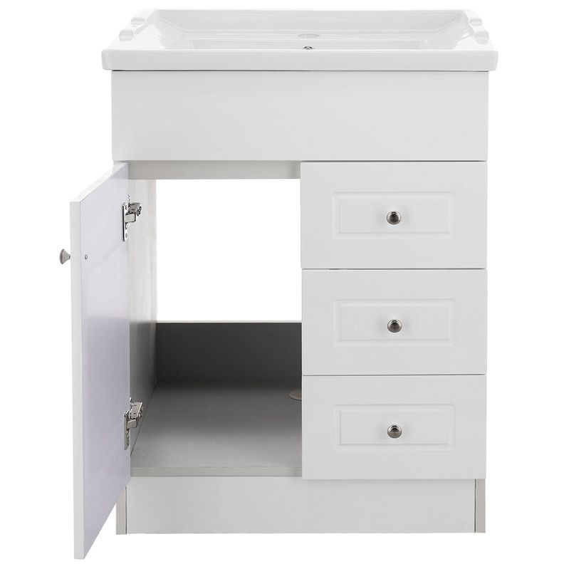 Kit Mueble Vanitorio Domsa Color Blanco B60-PHNB+F-60-1
