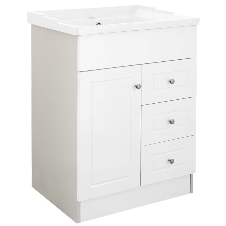 Kit Mueble Vanitorio Domsa Color Blanco B60-PHNB+F-60-2