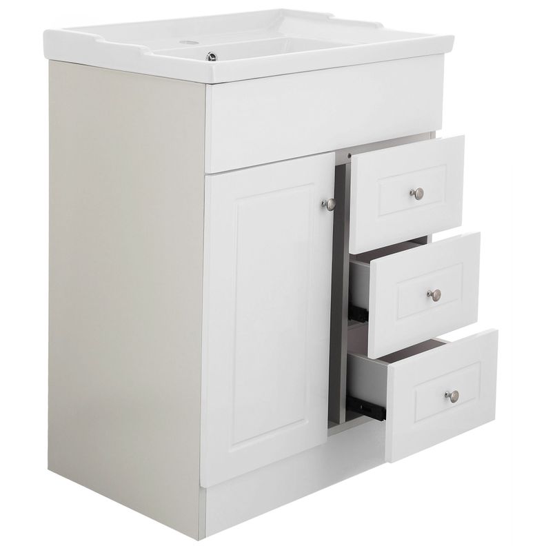 Kit Mueble Vanitorio Domsa Color Blanco B60-PHNB+F-60-3