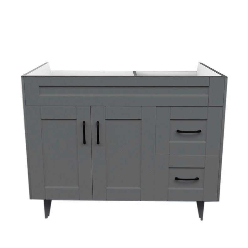 Mueble Vanitorio Domsa 100SK Gris (Sin Cubierta)-0
