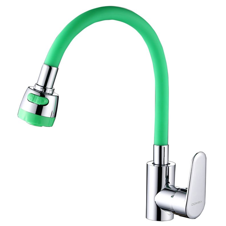Monomando Lavaplatos Flexible Domsa CGC-200-VERDE-0