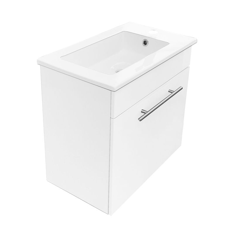 Kit Mueble Vanitorio Domsa a Muro Elegant Blanco MB2055Z-0