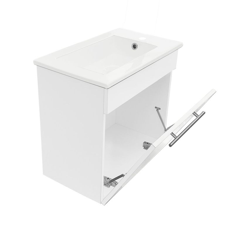 Kit Mueble Vanitorio Domsa a Muro Elegant Blanco MB2055Z-3