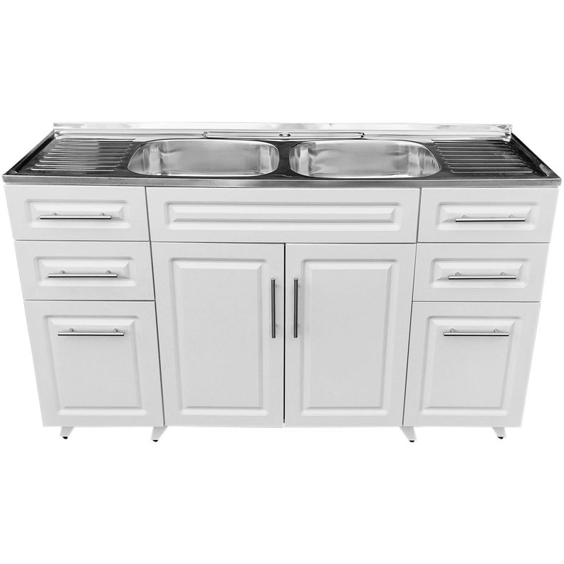Kit Mueble Lavaplatos Domsa PVC-P150-1