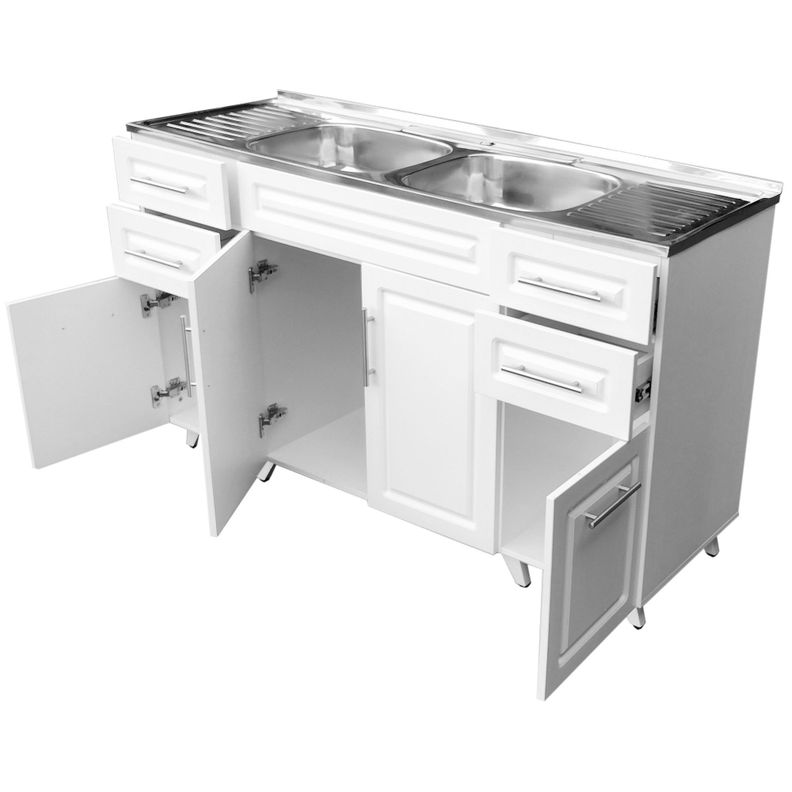 Kit Mueble Lavaplatos Domsa PVC-P150-2