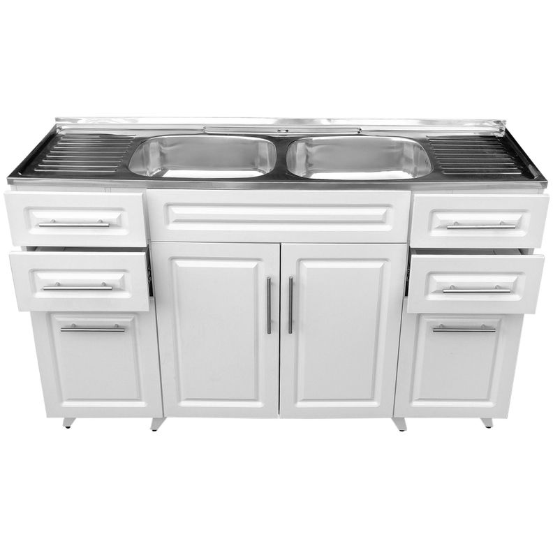 Kit Mueble Lavaplatos Domsa PVC-P150-3