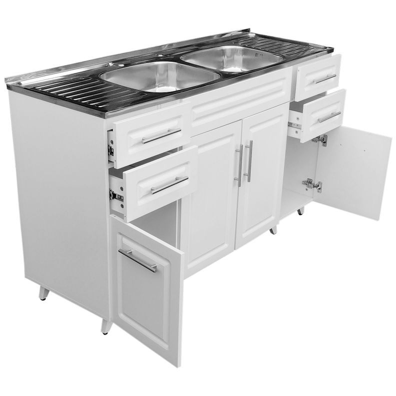 Kit Mueble Lavaplatos Domsa PVC-P150-4